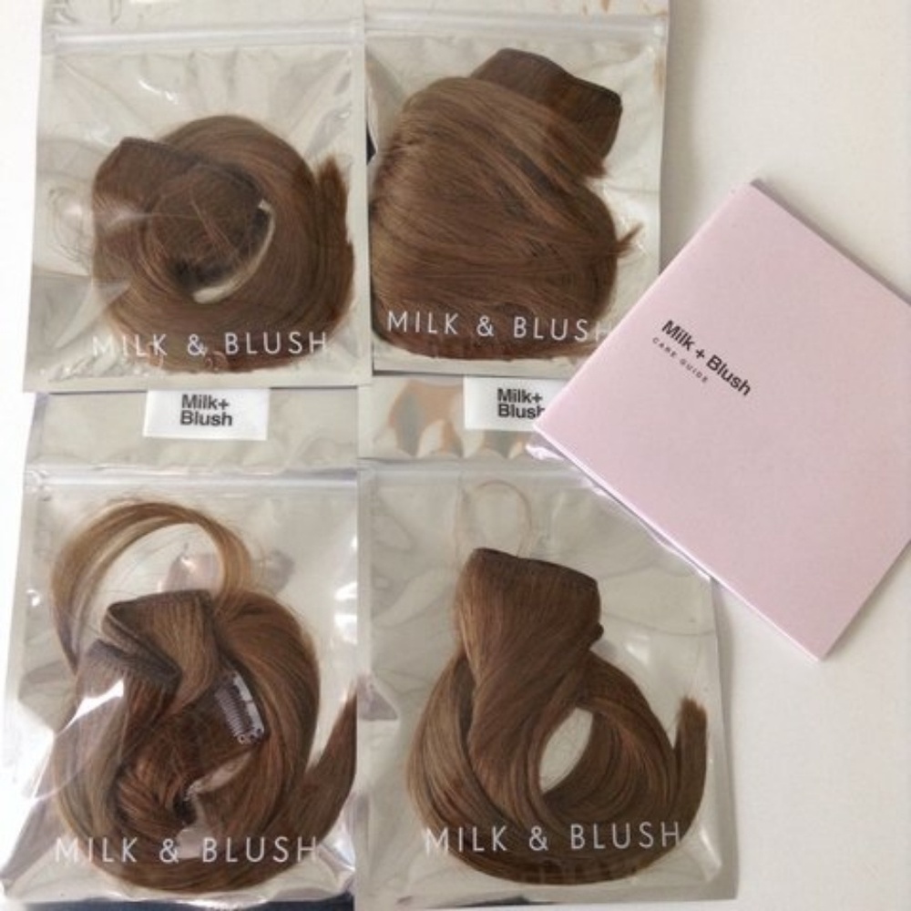 Iso Milk + Blush, Dirty looks Headkandy extensions